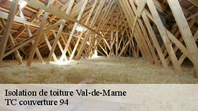 Isolation de toiture 94 Val-de-Marne Compagnons Alexandre