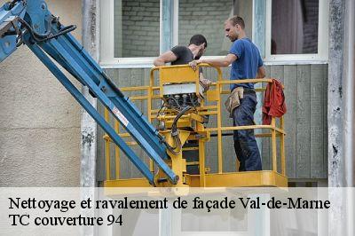 Nettoyage et ravalement de façade 94 Val-de-Marne  Compagnons Alexandre