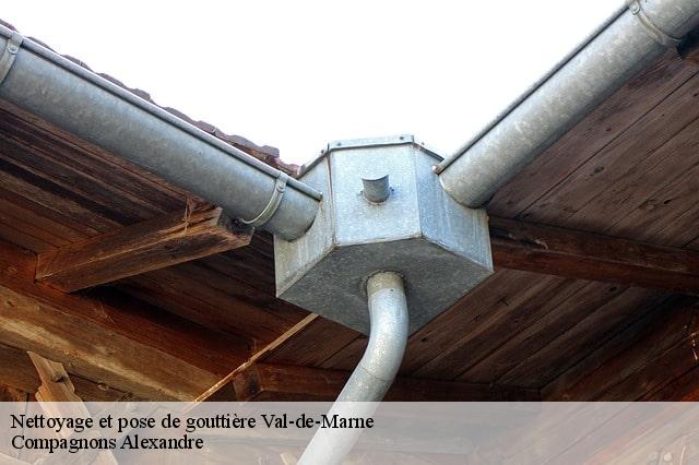 Nettoyage et pose de gouttière 94 Val-de-Marne  Compagnons Alexandre