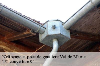 Nettoyage et pose de gouttière 94 Val-de-Marne Compagnons Alexandre