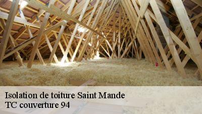 Isolation de toiture  saint-mande-94160 Compagnons Alexandre