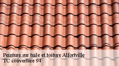 Peinture sur tuile et toiture  alfortville-94140 Compagnons Alexandre