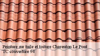 Peinture sur tuile charenton-le-pont-94220 Compagnons Alexandre