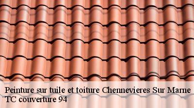 Peinture sur tuile et toiture chennevieres-sur-marne-94430 Compagnons Alexandre