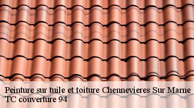 Peinture sur tuile et toiture  chennevieres-sur-marne-94430 Compagnons Alexandre