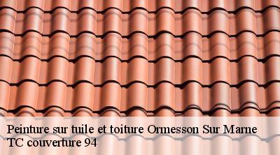 Peinture sur tuile et toiture  ormesson-sur-marne-94490 Compagnons Alexandre