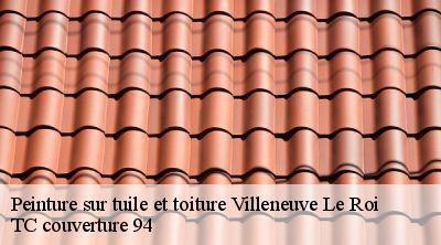 Peinture sur tuile et toiture villeneuve-le-roi-94290 Compagnons Alexandre