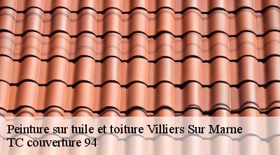 Peinture sur tuile et toiture villiers-sur-marne-94350 Compagnons Alexandre
