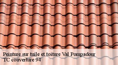 Peinture sur tuile et toiture val-pompadour-94460 TC couverture 94